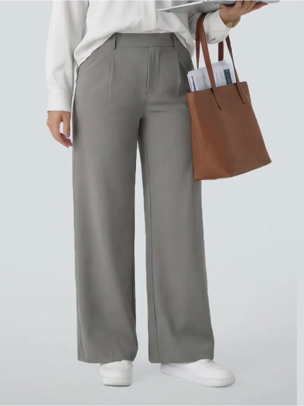 Halara Flex™ DayStretch High Waisted Pocket Straight Leg Work Pants - Large